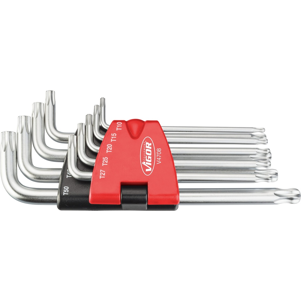 Offset screwdriver set, long, ball-head (V4708, VIGOR)