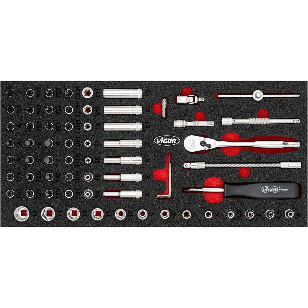 Socket tool set (V4971N, VIGOR)
