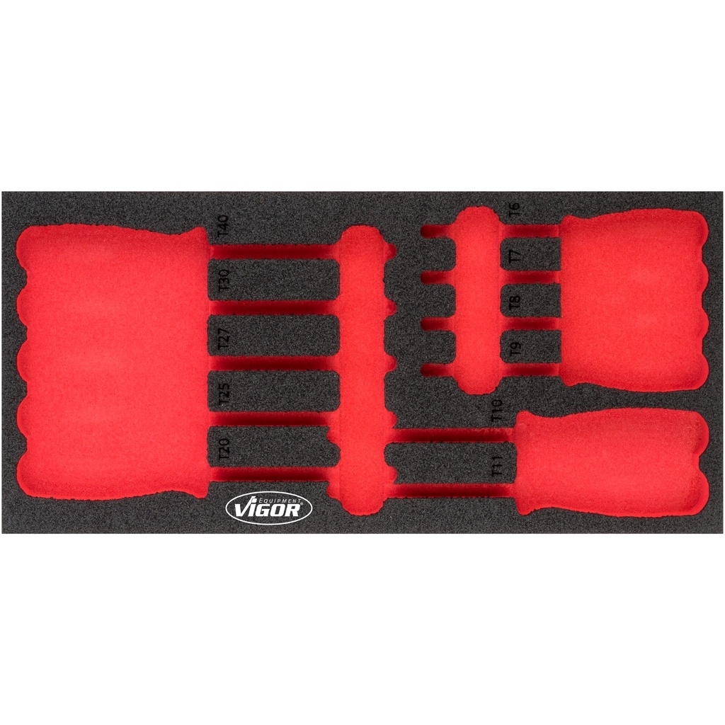 Soft foam insert, empty (V4991-L, VIGOR)