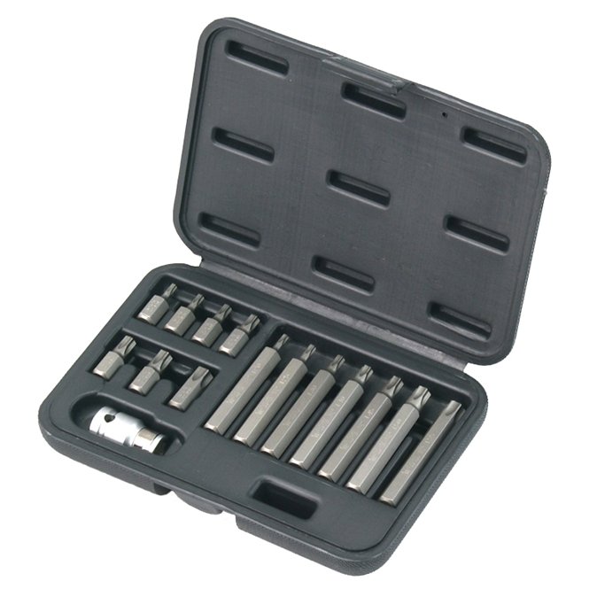 ⬡ Bit set TORX 15 pcs (EL12102402, ELLIENT TOOLS)