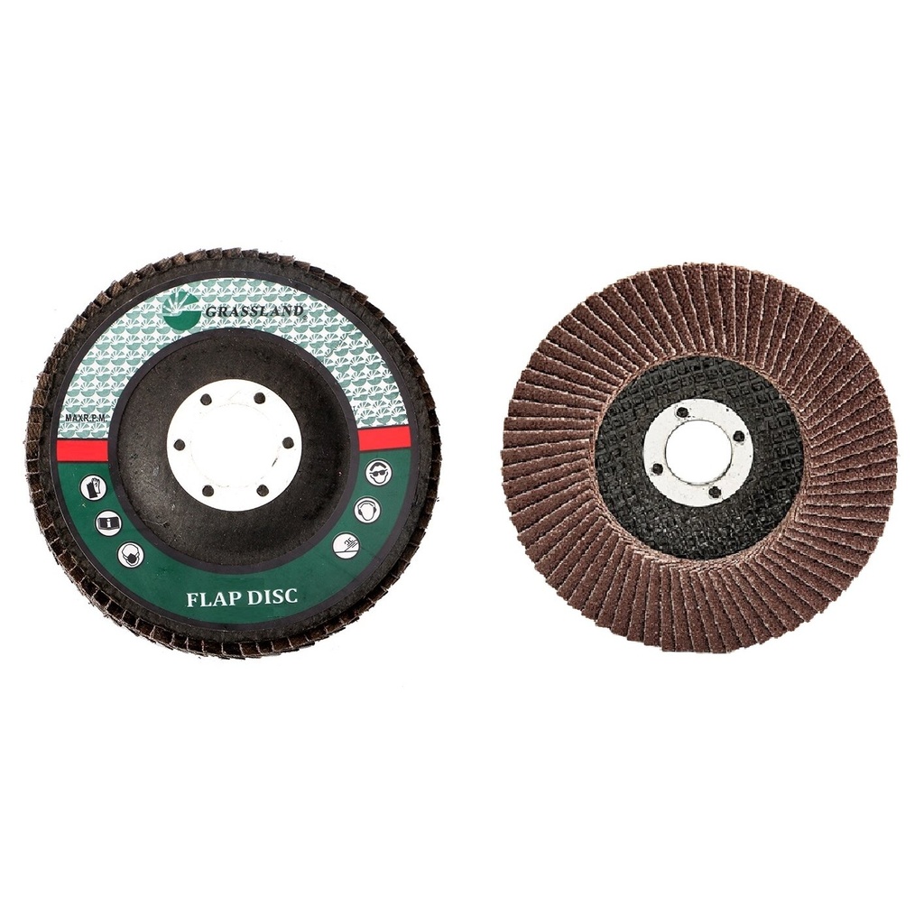 ⬡ Abrasive flap disc 125mm No.80/29 (FA12580, GRASSLAND)