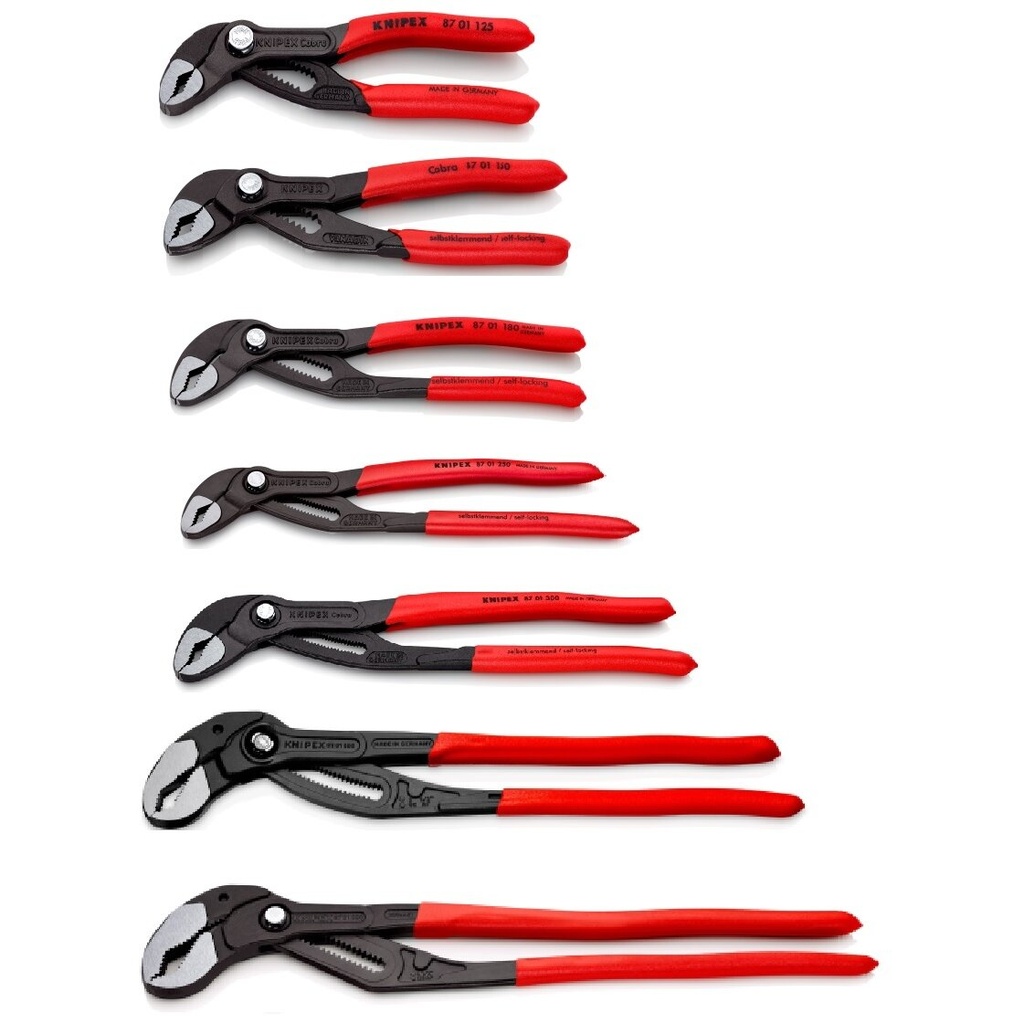 ⬡ Water pump pliers KNIPEX Cobra with locking L=150mm (8701150, KNIPEX)