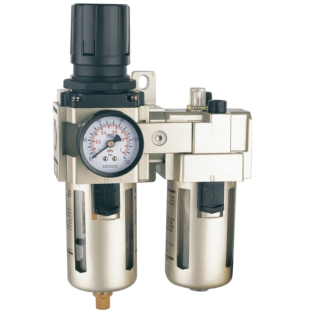 ⬡ 1/2" Auto drain Air F. L. R. Unit (AC401004, HYMAIR)