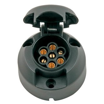 ⬡ 7pin plastic socket, round, N type (JH001A)