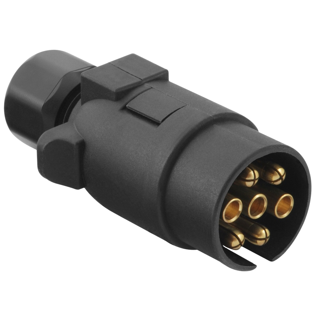 ⬡ Trailer plug 12V/N type, 7 pin, plastic (JH014A)