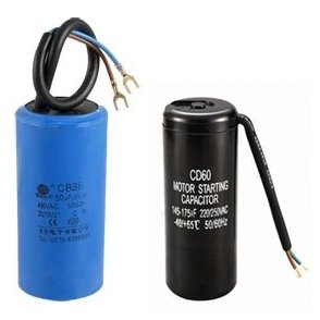 ⬡ Capacitor set (2pcs) for compressor V-0.6/8 220V (MZBKV068220V, MZB)