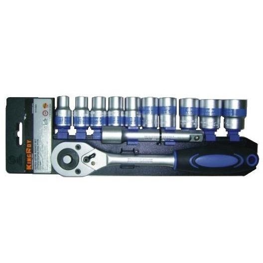 ⬡ 1/2" Dr. Socket set 12pcs. (KR012MSA, KINGROY)