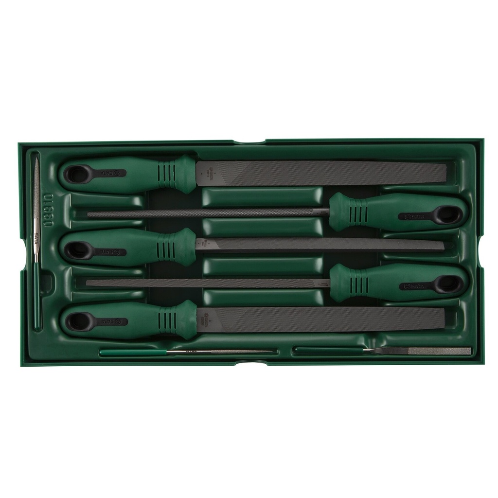 ⬡ Tray. File set 8pcs. (S09910, SATA)