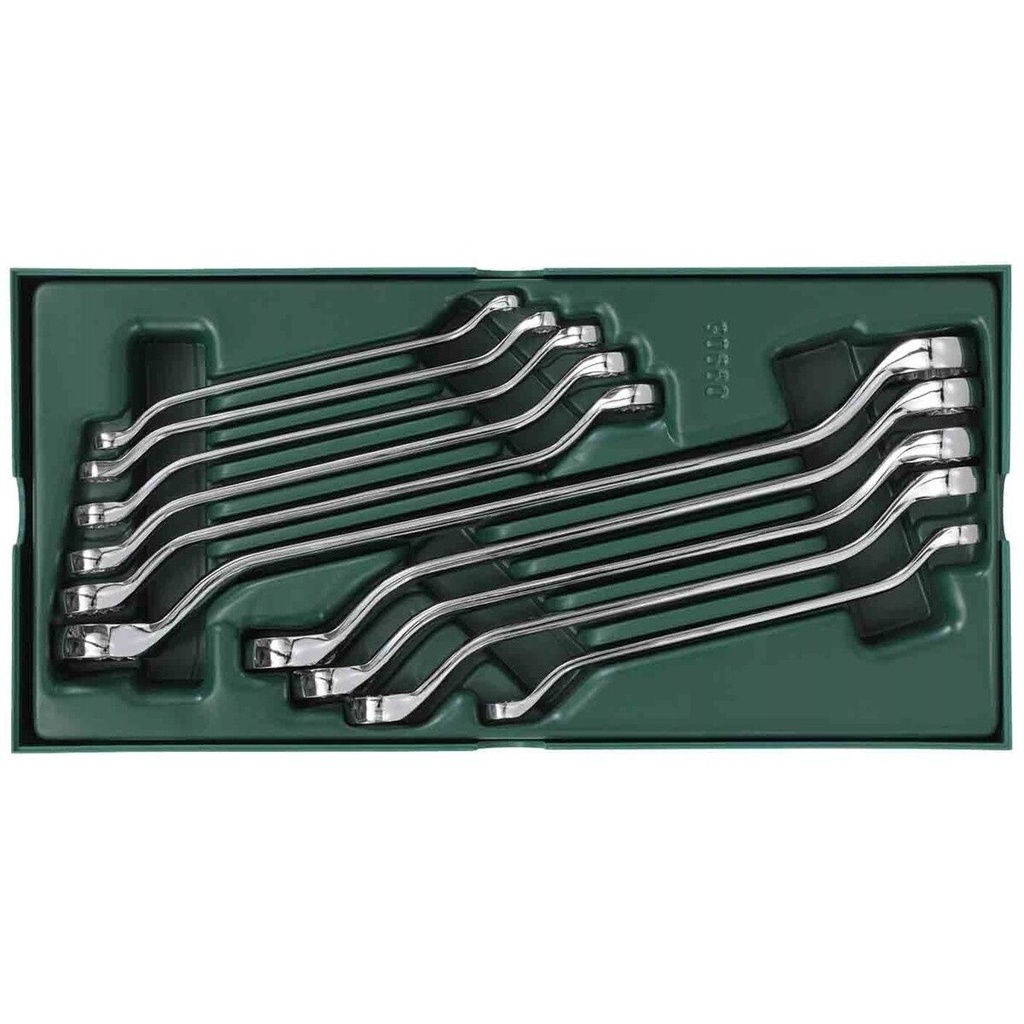 ⬡ Tray. Double box end wrench set  10pcs. (S09905, SATA)