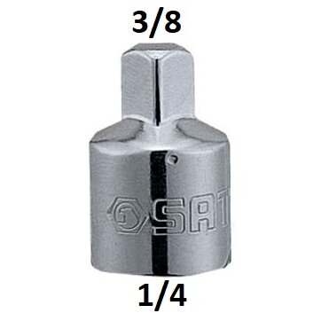 ⬡ Adapteris 1/4"(F) - 3/8"(M) (S11913, SATA)