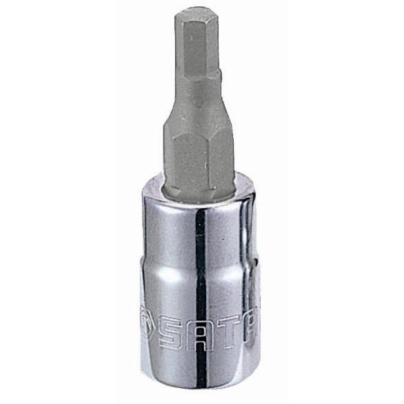 ⬡ 1/4" Dr. HEX bit socket 6mm (S21204, SATA)