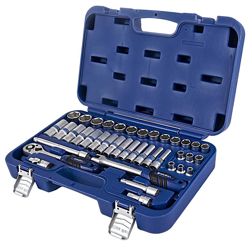 ⬡ Galvučių rinkinys 3/8", 39 vnt. (KR30183039, KINGROY)