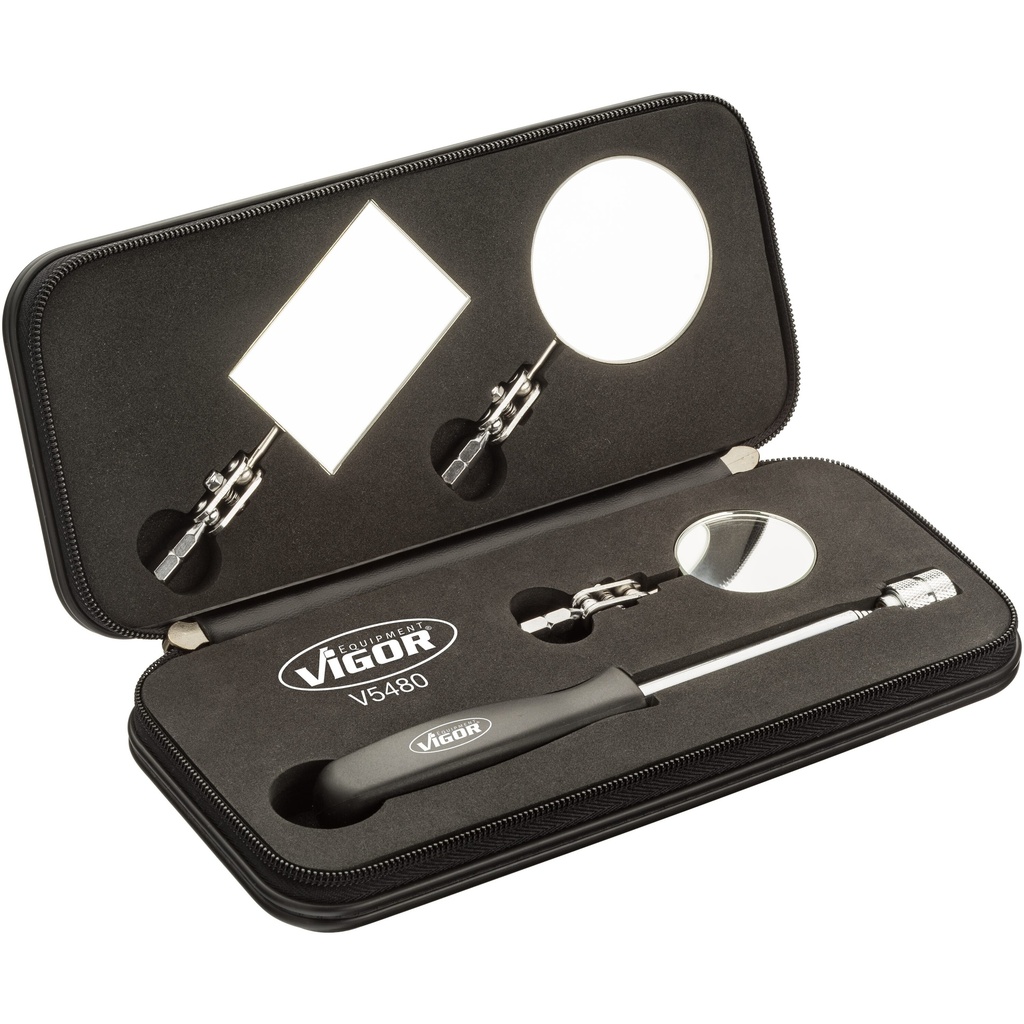 Telescopic inspection mirror set V5480, VIGOR
