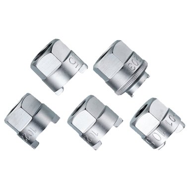 ⬡ Strut nut socket set 5pcs. (AT404602, ELLIENT TOOLS)