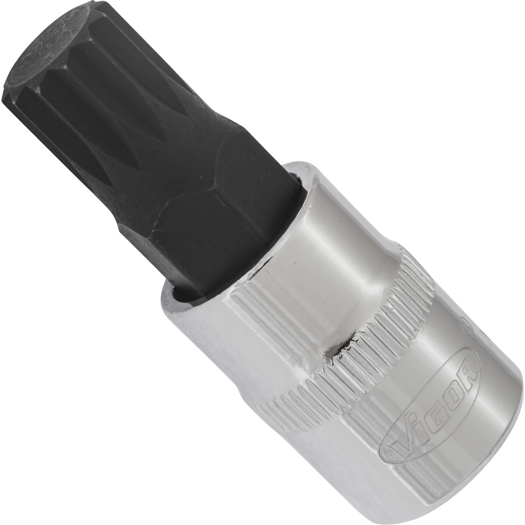 Muciņa ar uzgali XZN M12, 3/8 collas, 48 mm V6111, VIGOR