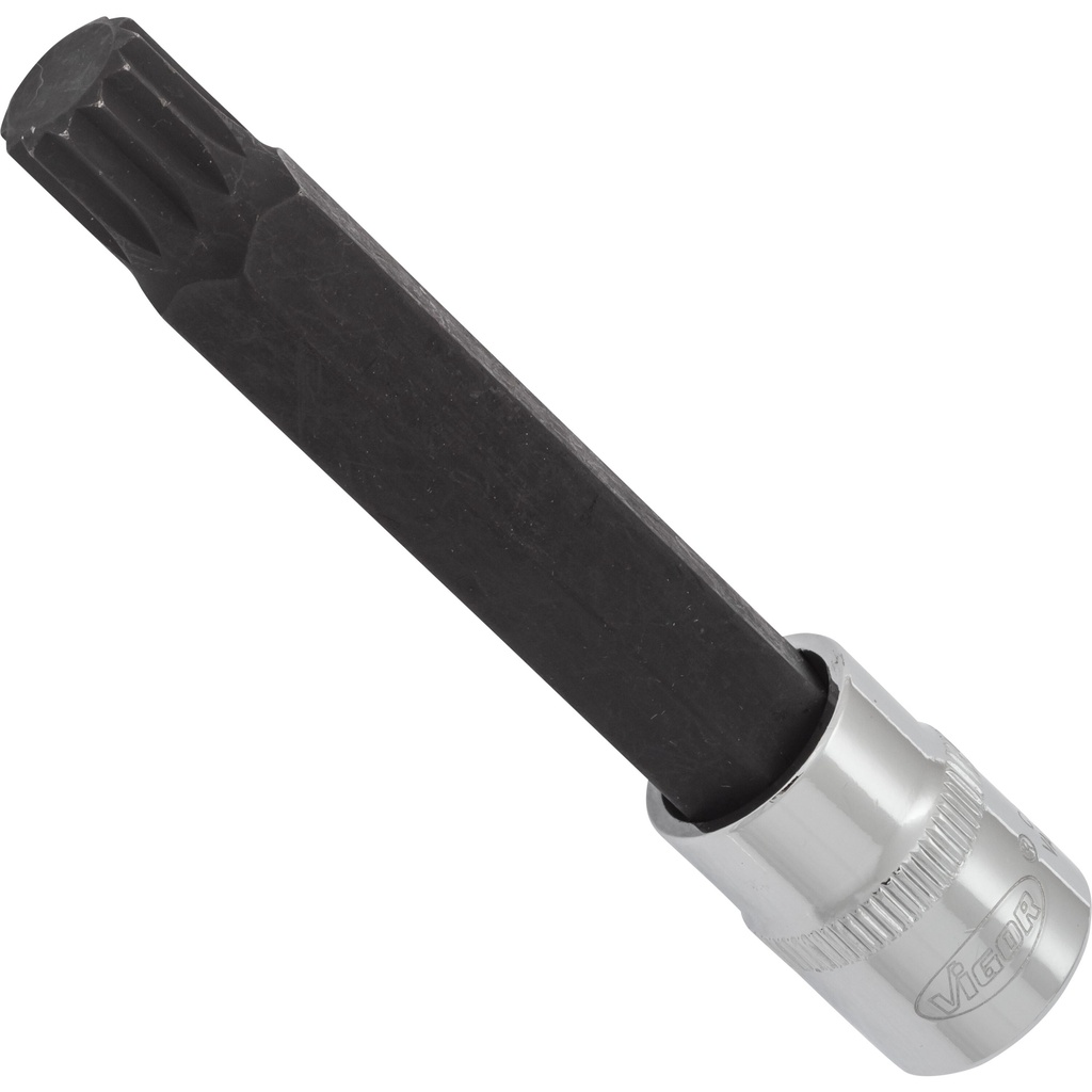 Muciņa ar uzgali XZN M12, 3/8 collas, 93 mm V6119, VIGOR