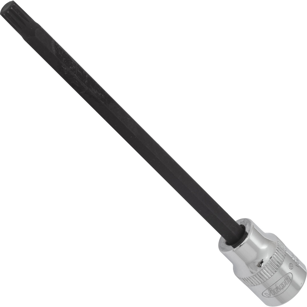 Screwdriver socket bit 3/8 in. XZN M6, 133 mm, V6122, VIGOR