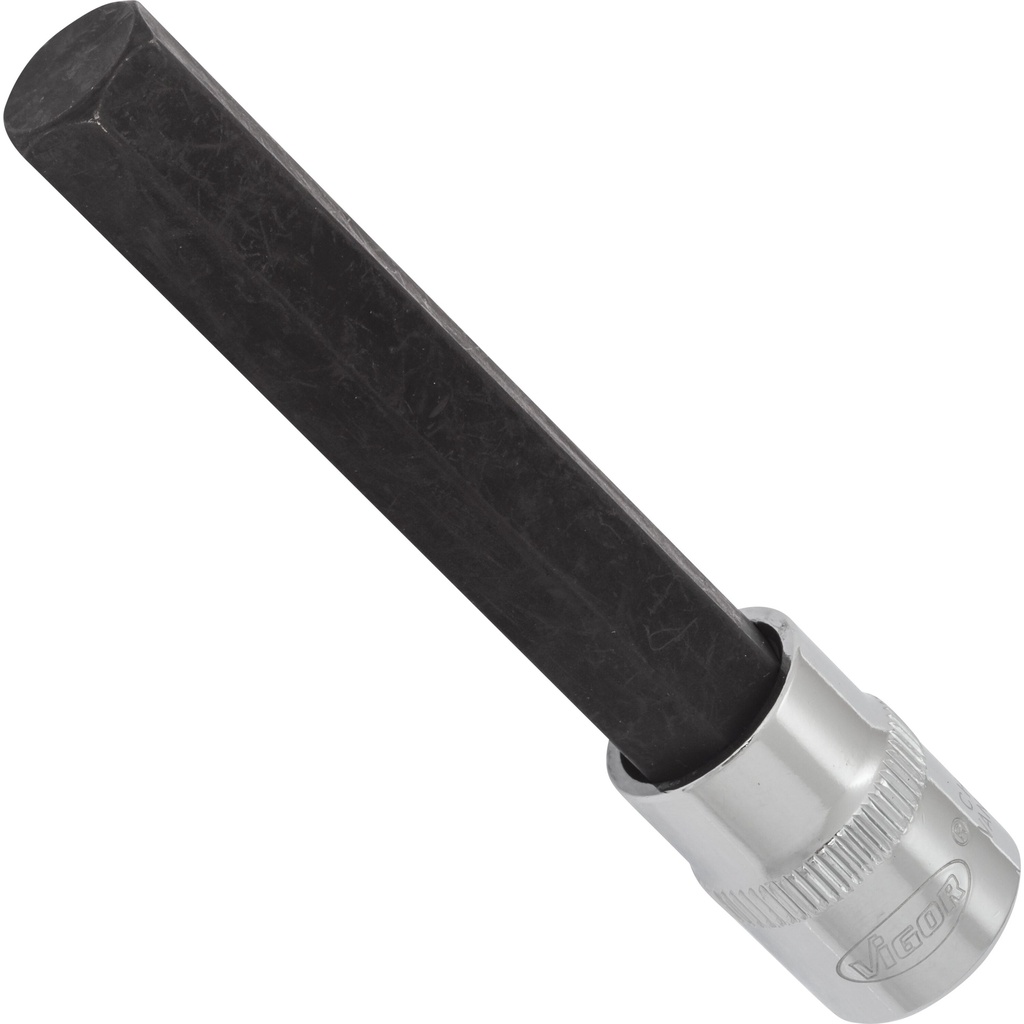 Galvutė su šešiakampiu antgaliu 12 mm, 3/8 col., V6147, VIGOR