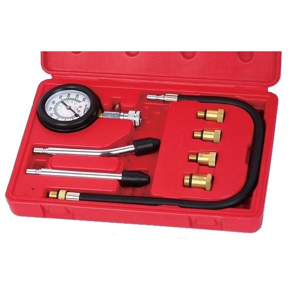 ⬡ Benzininio variklio kompresijos matuoklio rinkinys 8 vnt. (WT04A1015)