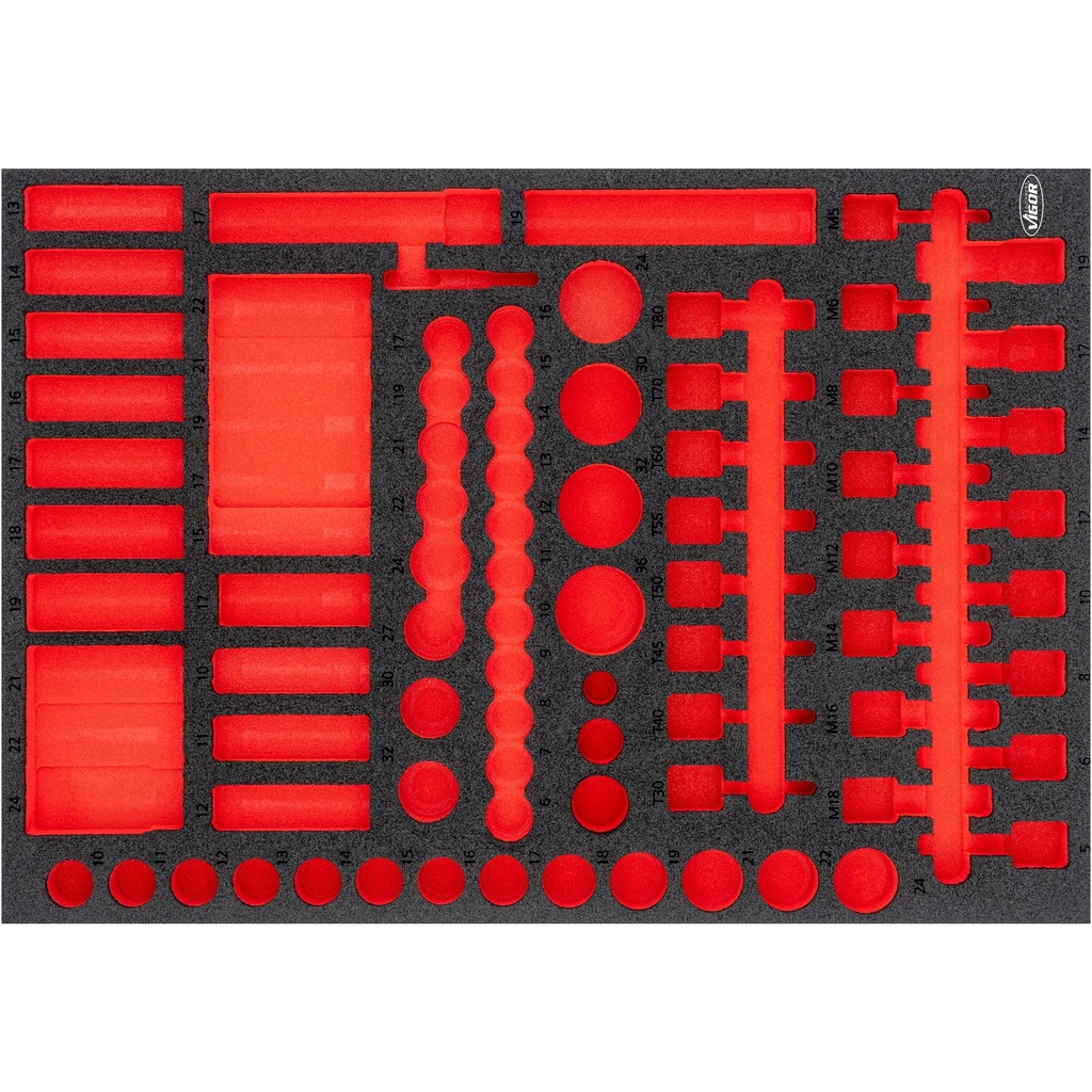 Empty soft foam insert V6811-L, VIGOR