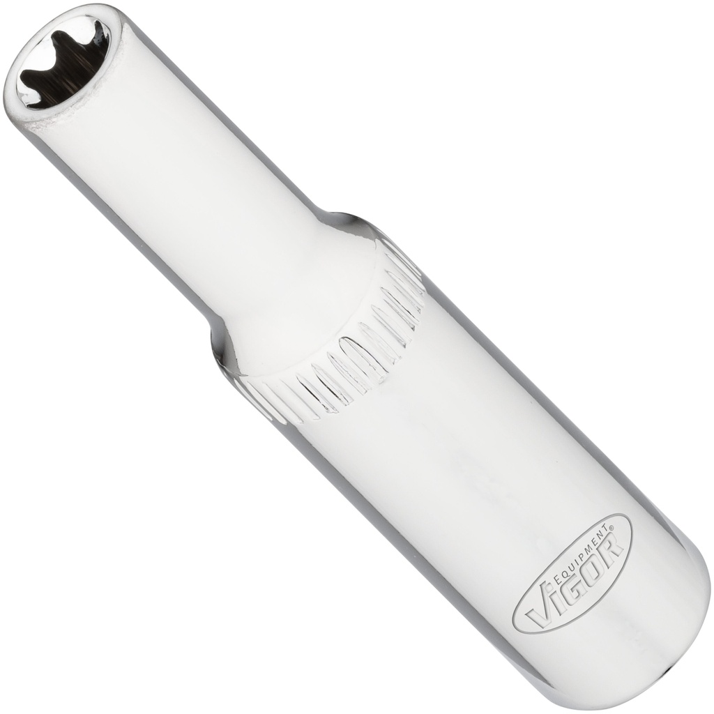 E-TORX socket, long E7, 1/4 inch V7014-7, VIGOR