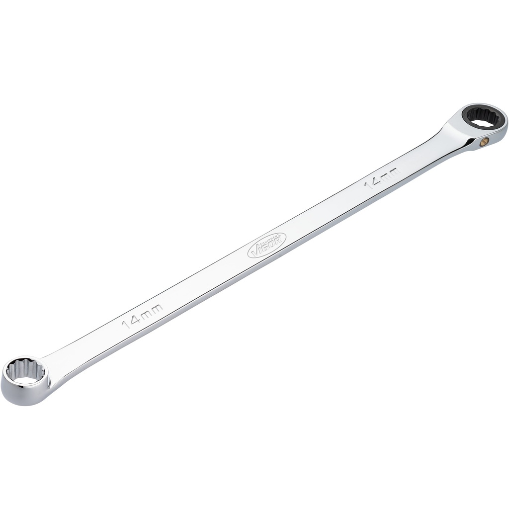 Ratcheting box-end wrench ∙ extra long V7031-14, VIGOR