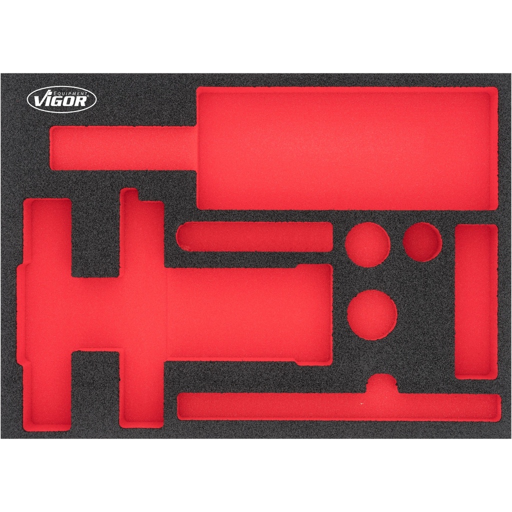 Soft foam insert, empty (V7265-L, VIGOR)
