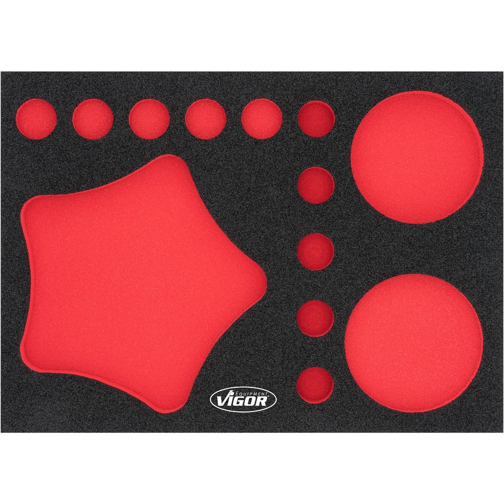 Soft foam insert, empty (V7270-L, VIGOR)