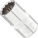 Divpadsmitstūra galva 1/2 collas 15 mm (V7512-15, VIGOR)