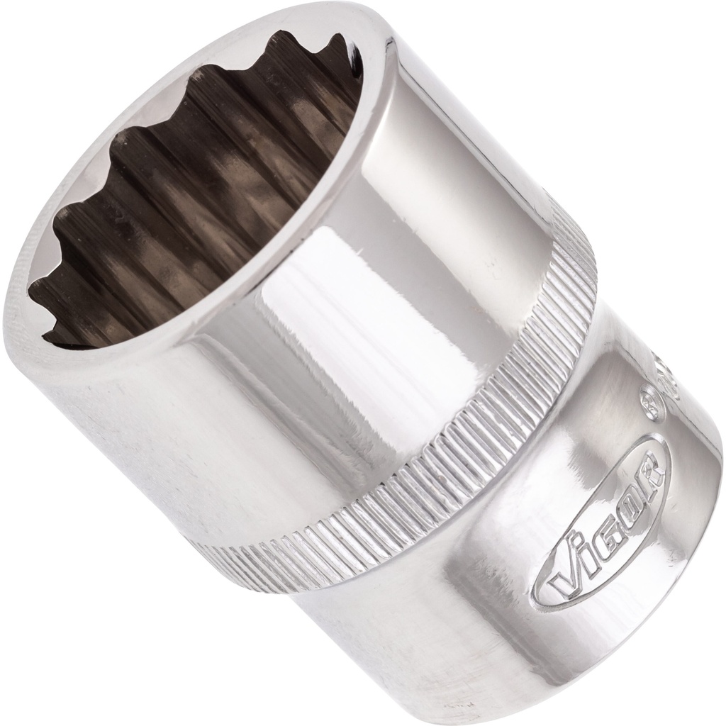 Muciņa 1/2 collas 23 mm V7512-23, VIGOR