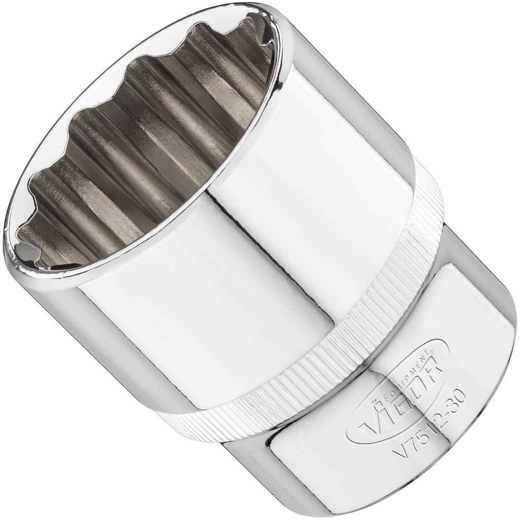 Socket 1/2 in. 30 mm V7512-30, VIGOR