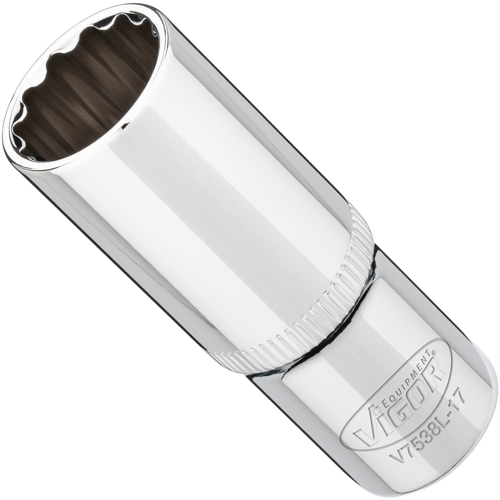 Socket, long ∙ 3/8 in. ∙ 17 mm (V7538L-17, VIGOR)
