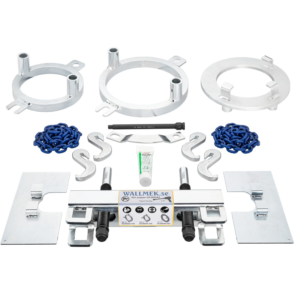 Wheel and rim puller for commercial vehicles (V8322, VIGOR)