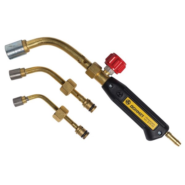 ⬡ Mini brazing torch with interchangeable tips 297 (297DM, DONMET)