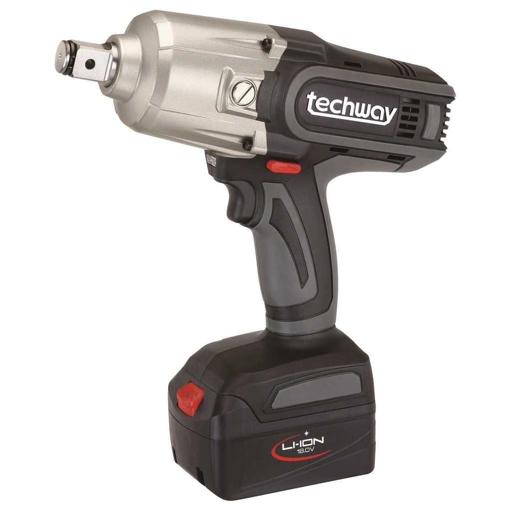 ⬡ Akumulatora triecienatslēga 1/2 collas Li-Ion 18V (T76811158, TECHWAY)