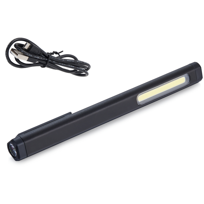 ⬡ COB (3W) įkraunamas darbinis šviestuvas su lazeriu (ZF6608, NINGBO BRIGHT)