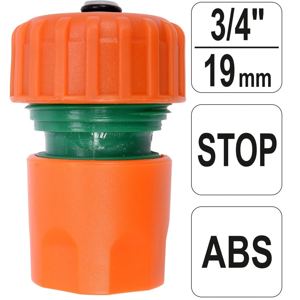 ⬡ Quick stop connector 3/4" (89004)