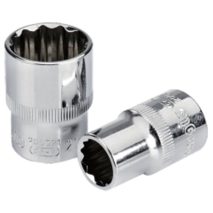 ⬡ Galvutė 1/2" 12-briaunė 19 mm (CL200519, CHANGLU TOOLS)