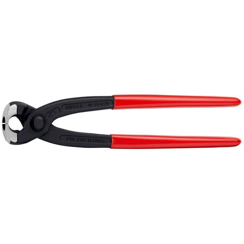 ⬡ Ausies tipo apkabų replės su šonine žiotimi 220 mm (1099I220, KNIPEX)
