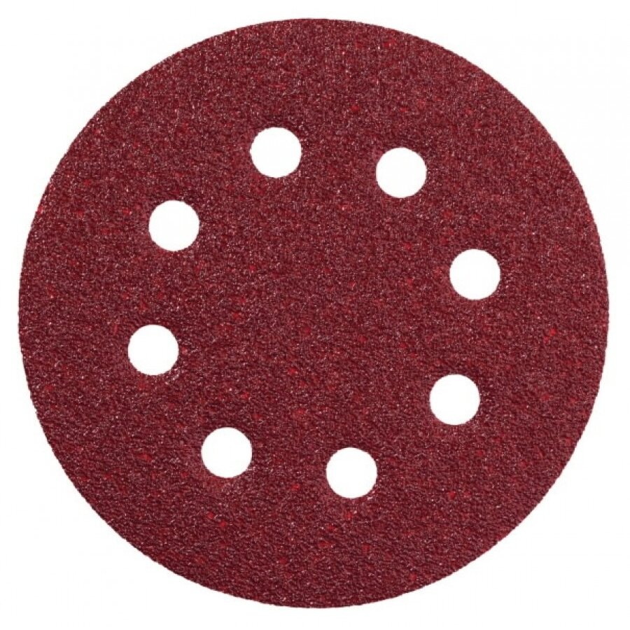 ⬡ Šlifavimo popierius 125mm (5vnt) Nr.100 (WPI19100RS, WORCRAFT)