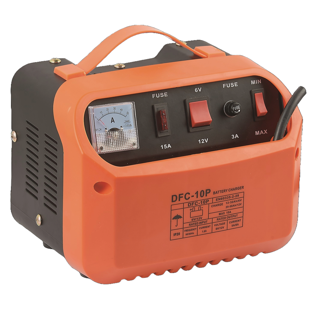 ⬡ Battery charger 6/12V 10A 150Ah (DFC10P)