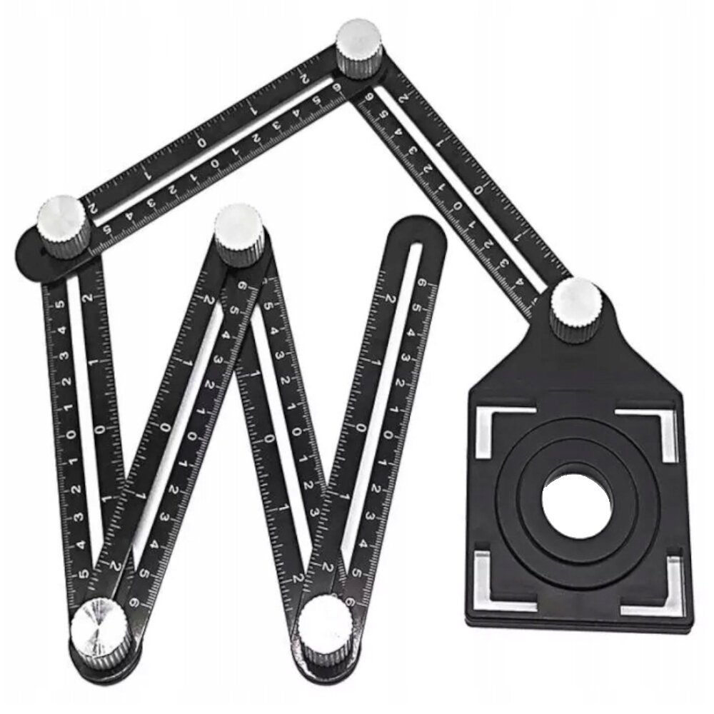 ⬡ Template ruler stencil marker for holes tiles (KD10385)
