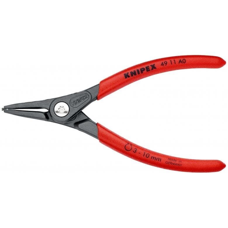 ⬡ Tikslios replės žiedams. Išorinės 140 mm (Ø3-10 mm) KNIPEX (4911A0, KNIPEX)