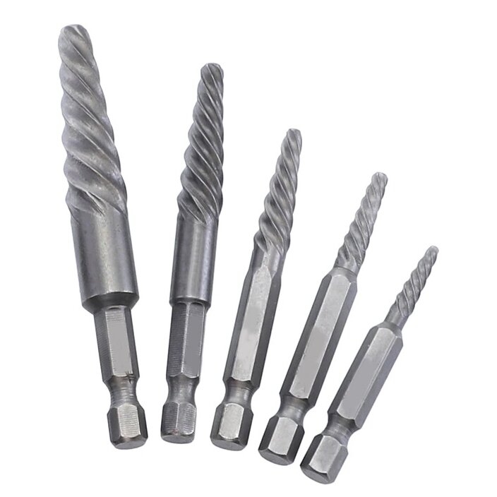 ⬡ Ištraukiklių rinkinys 6 vnt. (storas) 1/4" šešiabriaunė(HEX) (CL705953, CHANGLU TOOLS)