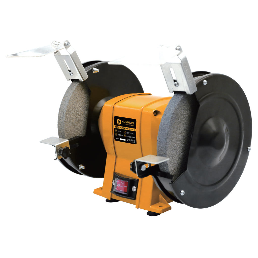 ⬡ Stacionarus šlifuoklis 8"/230 V, 200 mm (MD200C250, BOKY MACHINE)