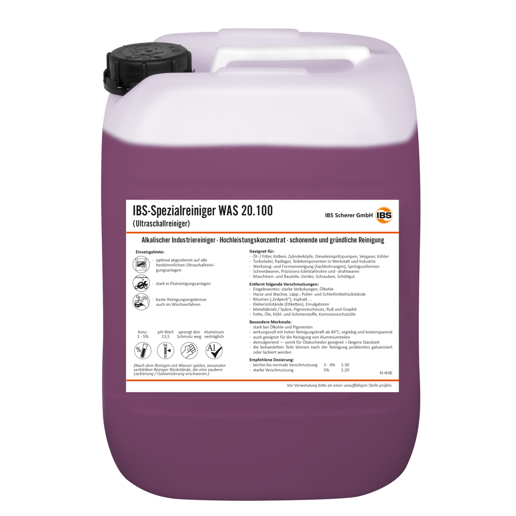 ⬡ Ultrasonic cleaner concentrated 20.100 IBS 1l (20503551, IBS SCHERER GMBH)