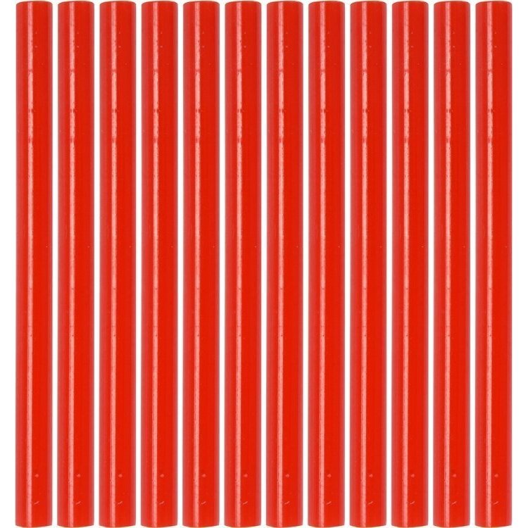 ⬡ Hot glue stick set (red) (12pcs) 7.2x100mm (YT82442, YATO)