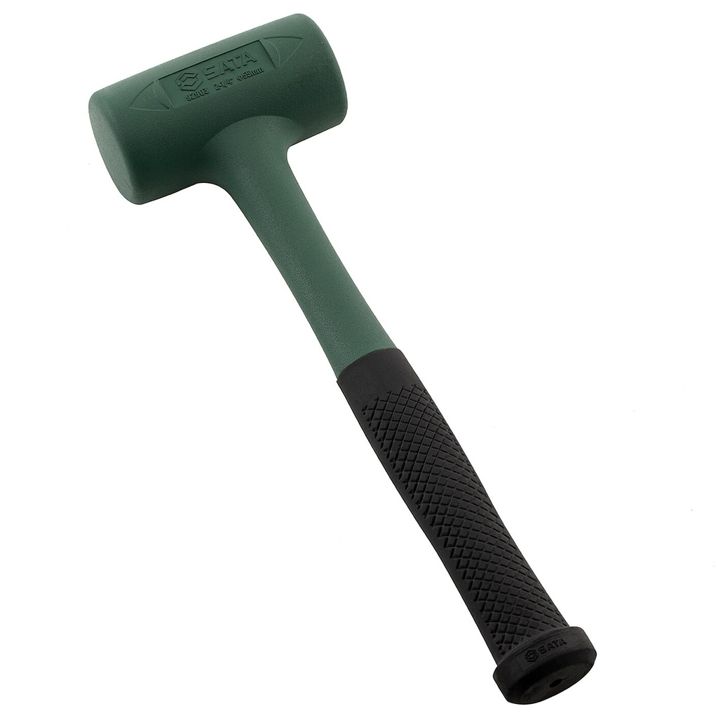 ⬡ Rubber mallet with schock absorbing head 0.4kg, Ø 35mm, L=280mm (ST92901SC, SATA)