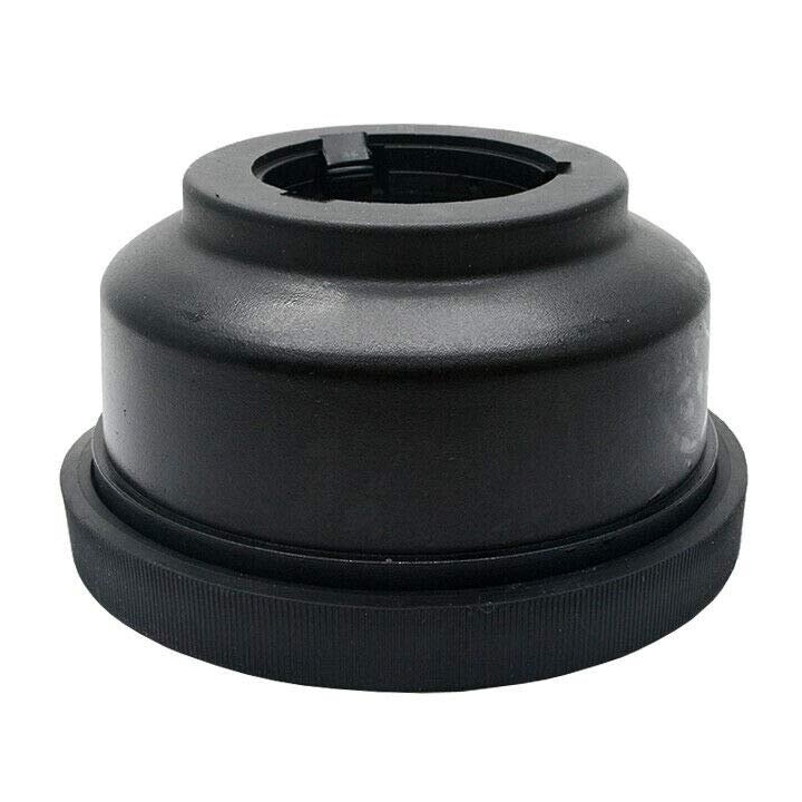 ⬡ Ātrās atvienošanas uzmavas plastmasas piespiedējvāks ar gumijas gredzenu (PLBPL100RB000, PULI)
