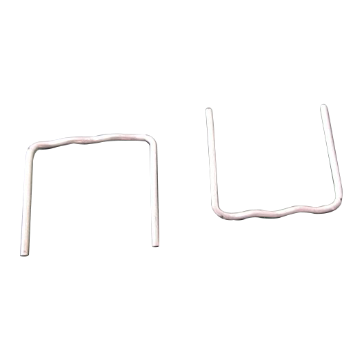 ⬡ Plastiko suvirinimo kabės lygios 0.8mm (100vnt) (DHSTAPLES3)
